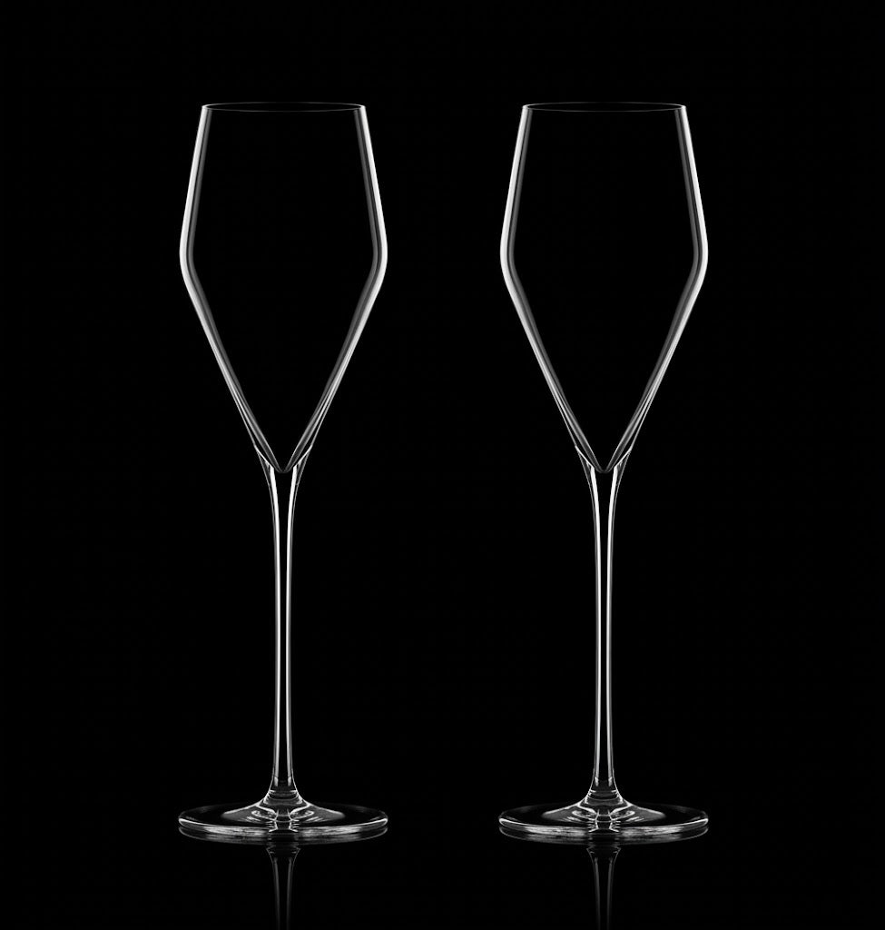 2 Verres à Vin en Cristal 200ml